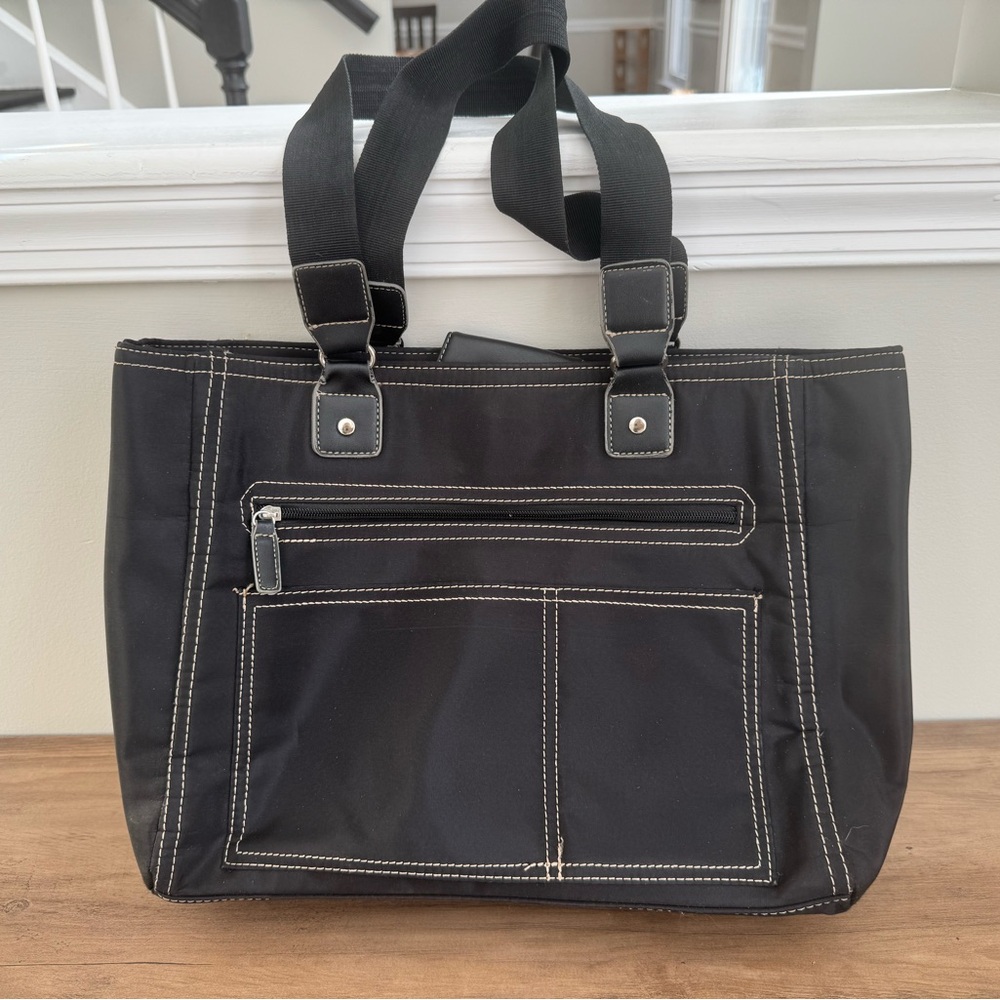 Stylish Black Tote Bag